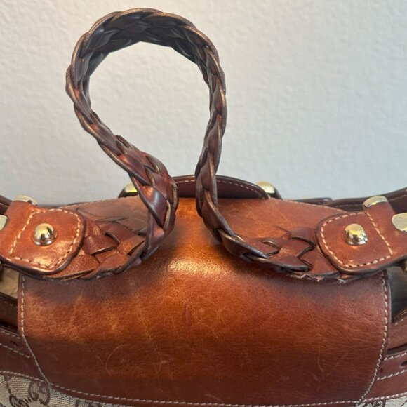 Gucci Large Horsebit Hobo Bag – Authentic Vintage Leather - Picture 3 of 13